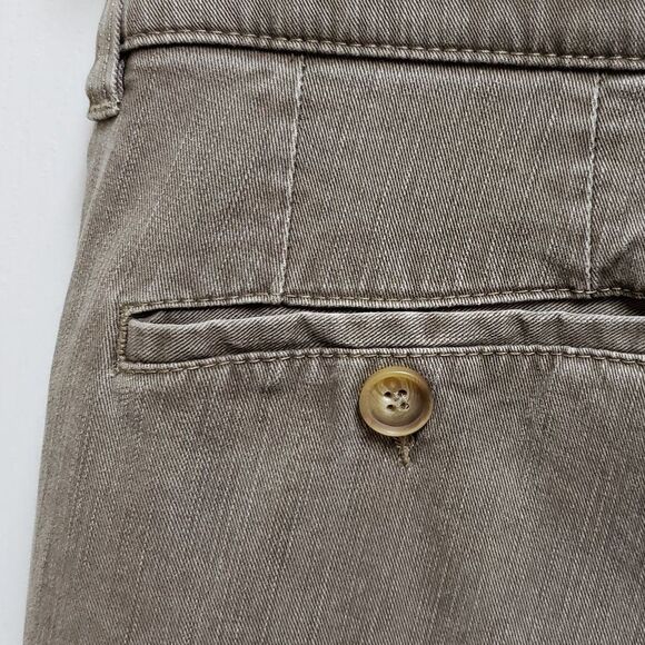 Bexleys Man Pants Sz 34x32 Rhoen Brown 34x32 Flat Straight Stretch Casual Office - Picture 6 of 11